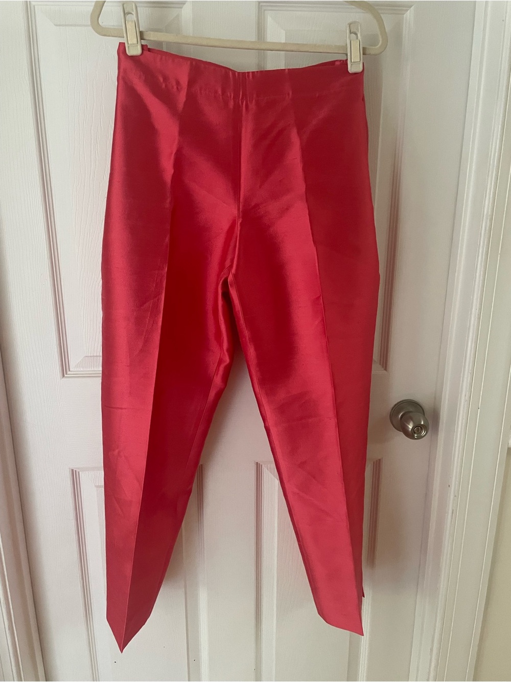 Talbots Silk/Wool Blend Coral Tapered Pants